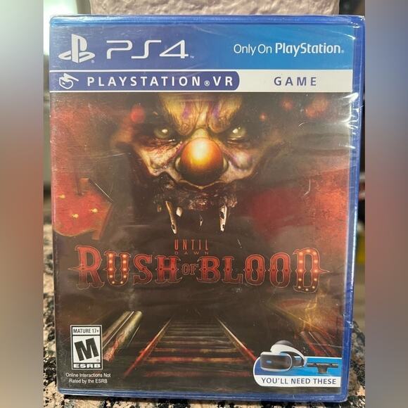 Ps4 Rush of Blood VR Game PlayStation NWT in wrapping - Picture 2 of 3